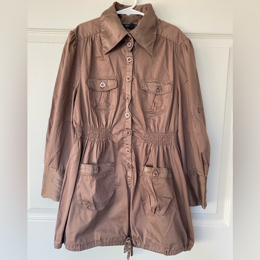 Bebe collard long sleeve
